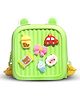 Very Peri Mickey EARS Backpack With detachable Jibbitz Green - Height 9 Inch