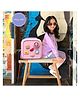 Very Peri Cute Big Backpack for Kids Pink - Height 10 Inch