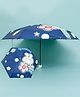 Kids Umbrella with Bunny Print - Navy Blue