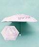 Babyhug Teddy Bear Printed Umbrella - Light Pink