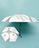 Babyhug Kids Umbrella with Bear Print - Light Brown