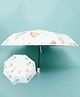 Kids Umbrella with Rainbow Print - Peach