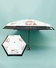 Kids Umbrella with Cat Print - White & Black