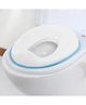 BabySafeHouse Potty Training Toilet Seat Cover with Storage Hook, Anti Slip for Toddler (0-5 years), Lightweight & Portable for Travel (Blue Color)