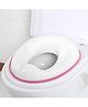 BabySafeHouse Potty Training Toilet Seat Cover with Storage Hook, Anti Slip for Toddler (0-5 years), Lightweight & Portable for Travel (Pink Color)