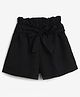 Chuppan Chupai Solid Shorts - Black
