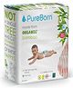 PureBorn Organic Disposable Baby Diapers I Super Soft I Maximum Leakage Protection I Made with Organic Bamboo I Double (Pack Of 56 Pcs), Size 3 (5.5-8 Kg)