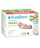 PureBorn Organic Disposable Baby Diapers I Super Soft I Maximum Leakage Protection I Made with Organic Bamboo I Master(Pack Of 136 Pcs), Size NB (Upto 5 Kg)