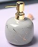 Voncasa Ceramic Glossy Off White color Soap Dispenser (300 ml)