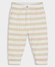 Mi Arcus Cotton Elastane Striped Pajama - Beige