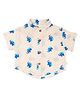 GREENDiGO Muslin Half Sleeves Elephant Printed Shirt - Multi Colour