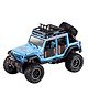 SANISHTH Big Size Jeep Wrangler Rubicon Alloy Pickup 1:24 Scale Model Car Exclusive Alloy Metal Car Die-cast Car Pullback Toy car with Sound & Light Music Best Gifts Toys Kids Blue