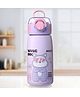 ZOE Stainless Steel Water Bottle With Puppy Print Lavender - 470 ml
