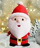 Tickles Santa Claus with V Shape Beard Look Soft Stuffed Plush Toy for Kids Boys & Girls Christmas Day (Size: 20 cm Color: Red)
