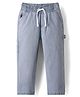 Pine Kids Woven Full Length Washed Denim Jeans - Light Blue