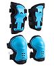 Babyhug Kids Safety Skating Cycling Protective Gear Set for Knee Elbow Wrist Guard Size XS - Blue