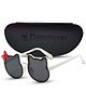 Babymoon Cat Shaped Bow Designed Sunglasses With Case - Black & White