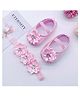 SYGA Pack of 2 Cotton Flower Headband & shoes - Pink