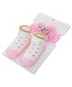 SYGA Headband & Socks Combo Set with Bow Applique - Pink