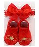 SYGA Headband & Socks Combo Set - Red