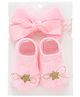 SYGA Headband & Socks Combo Set - Light Pink