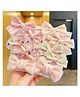 SYGA Pack of 10 Flower & Bow Hair Clips - Rose Pink