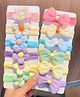 SYGA Pack of 12 Flower and Bow Hair Tie - Multicolor