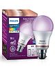 PHILIPS Lighting WiZ 9W B22 Wi-Fi & Bluetooth LED Smart Bulb with Music Sync, Compatible with Amazon Alexa & Google Assistant, 16 Million Colours & Motion Sensing Technology | Pack of 1