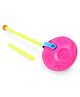 Prime Walk Along Wheelo Bell Push and Pull Toy with Sound - Pink