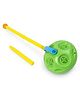 Prime Walk Along Wheelo Bell Push and Pull Toy with Sound - Green