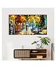 WallMantra Forest Scenery Panoramic Canvas Wall Painting