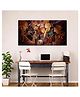 WallMantra Big Panoramic Surreal Musicians Canvas Painting