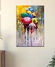 Wallmantra Colorful Rainy Season Beautiful Design Canvas Printed Painting 61 x 41cm - Canvas Print Roll