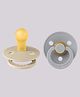 BIBS Bibs Colour Latex Round Pacifier Nipple Size 1 Pack of 2 - Vanilla/Cloud