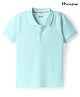 Honeyhap Premium  100% Cotton Bio Finish Half Sleeves Polo T-Shirt - Spa Retreat