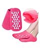 ARCADE TOYS Ankle Length Spa Gel Socks(1 Pair) - Rose pink