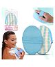 Majestique Fiber Bath Sponge, Body Scrubber for Dead Skin & Tan Removal, Shower Loofahs Multicolor