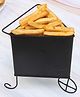 Amaya Decors Black Triangle Snacks Platter set of 1