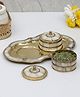Amaya Decors Brass & MOP Supari Box Set