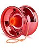 Crackles High Gloss Metal YoYo Spinner Toy for Kids with Approx. 1 m Long String - Color As Per Stock pack of 1