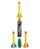 Play Nation Rocket Launcher Toy With 3 Foam Rockets - Multicolour