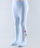 KIDLINGSS Cotton Animal Applique Detailed Footed Leggings - Blue