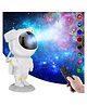 Kids Mandi Astronaut Starry Night Light Projector Star Nebula Ceiling Sky Light Projector with Timer and Remote - Multicolor