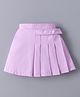 Mark & Mia Coton Solid Colour Skirts  with Pleated Design - Purple