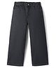 Primo Gino 100% Cotton Woven Full Length Straight Legs Washed Jeans - Black