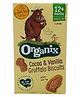 Organix Cocoa & Vanilla Gruffalo Biscuits (12m+) - 100g