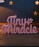 Nukkad Tales Tiny Miracle pink, Aesthetic table decor for home or office, desk or Shelf. Quirky room decoration showpiece, ideal for birthday gift and inspiring wall decor (17.78 x 10.82 x 5 cm)