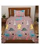Filymore Single Bed Cartoon Printed 3-Piece Kids Bedding Set | Dohar for Kid Boys & Girls | Glace Cotton Soft Children Bedding Set | Summer & Winter Blankets (60x90 Inches)