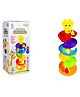 Ratnas Ball & Roll Swirling Giraffe Spin & Roll Toy - Yellow