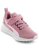 PUMA Casual Shoes with Velcro Closure & Brand Logo Print - Pink